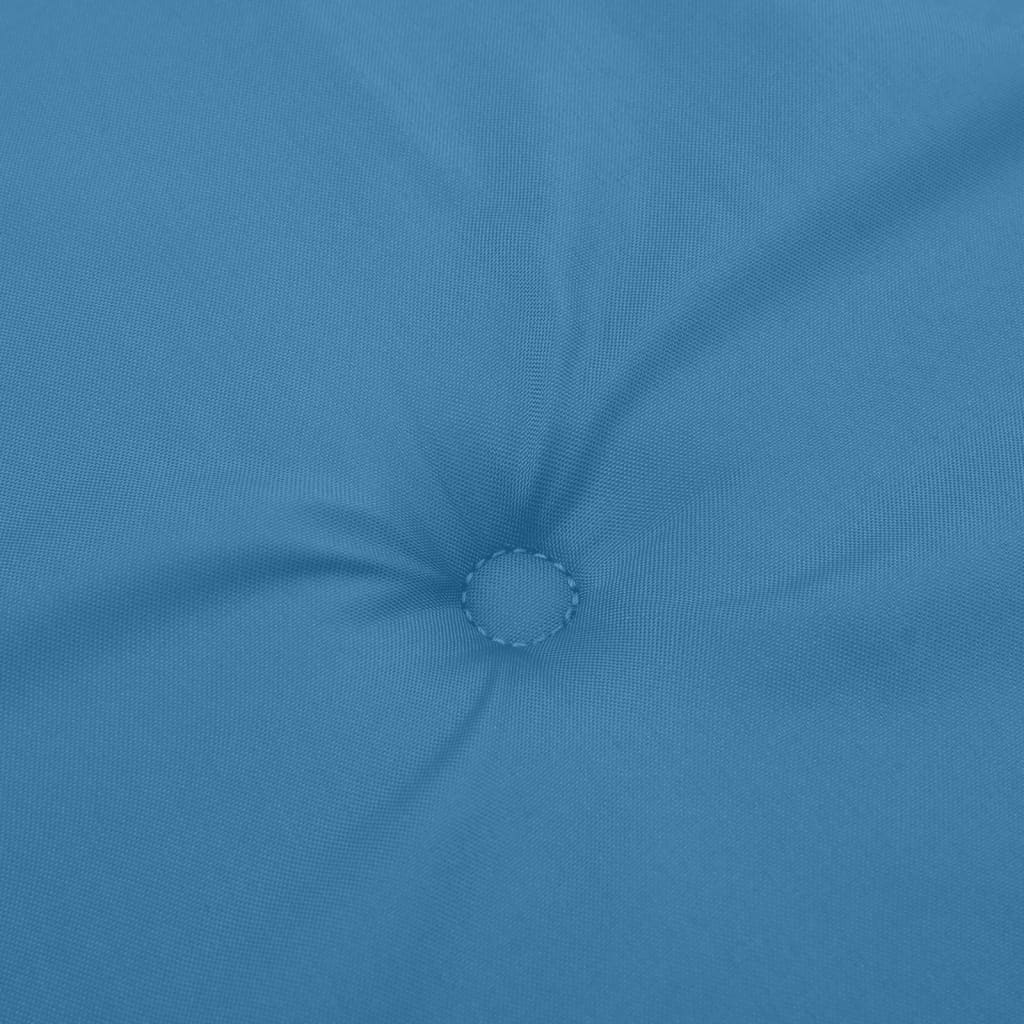 vidaXL Coussin de banc de jardin bleu mélangé 180x50x7 cm tissu