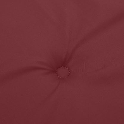 vidaXL Coussin de banc de jardin rouge bordeaux mélangé tissu