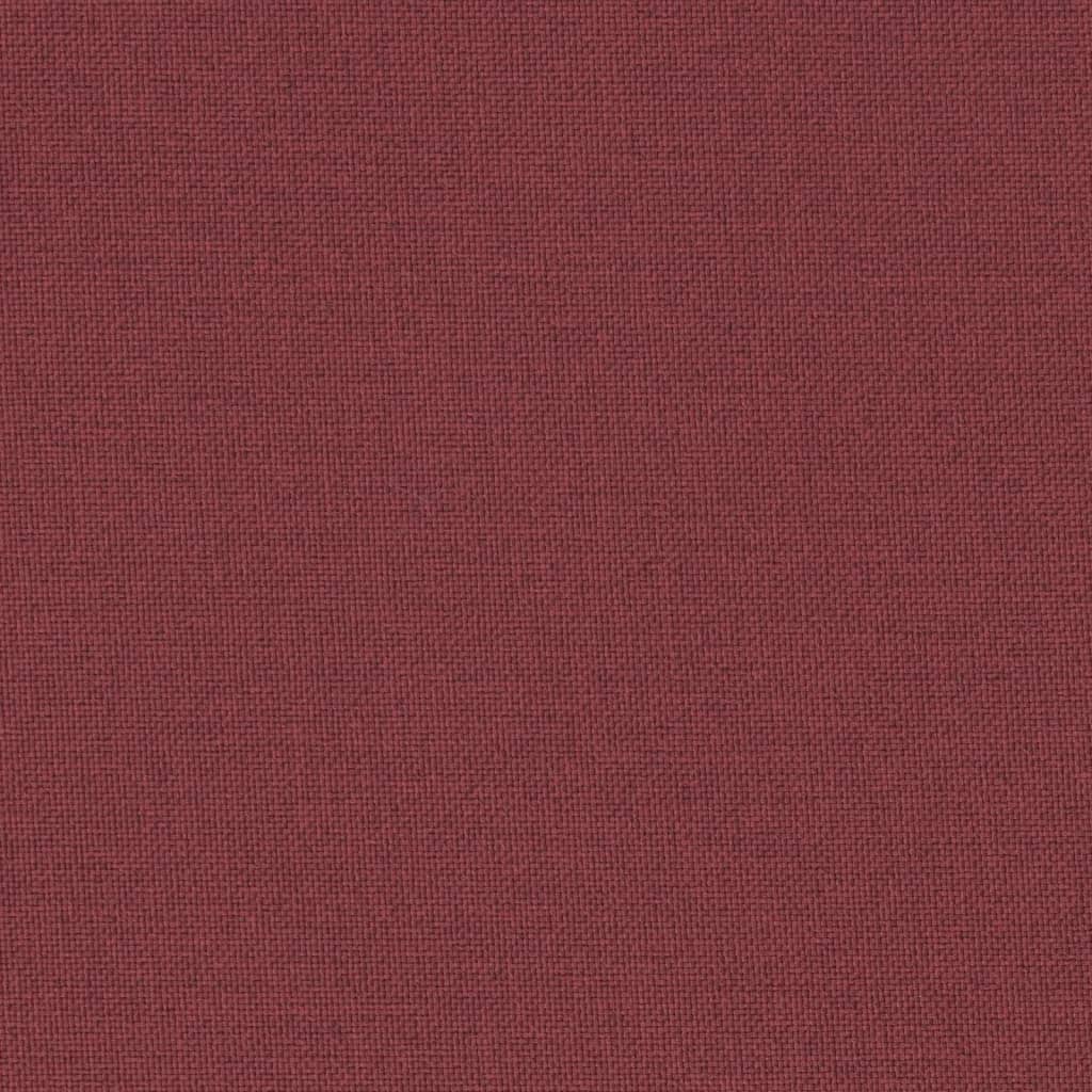 vidaXL Coussin de banc de jardin rouge bordeaux mélangé tissu