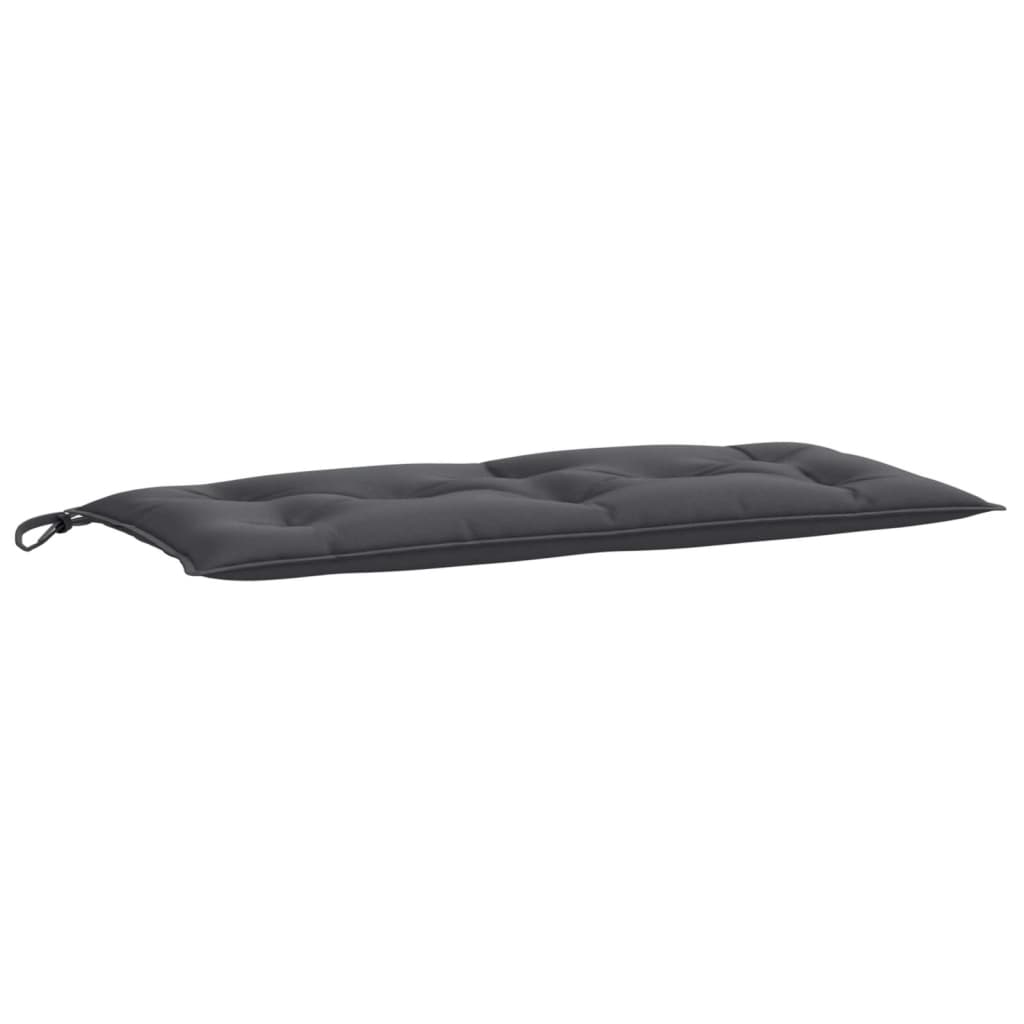 vidaXL Coussins de banc de jardin lot de 2 anthracite mélangé tissu