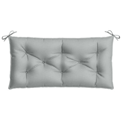 vidaXL Coussins de banc de jardin lot de 2 gris clair mélangé tissu