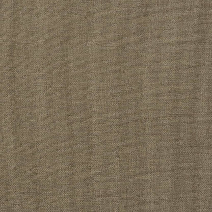 vidaXL Coussins de banc de jardin lot de 2 taupe mélangé tissu