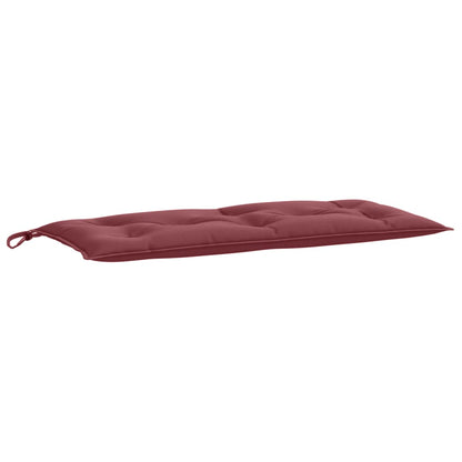 vidaXL Coussins de banc de jardin lot de 2 rouge bordeaux mélangé