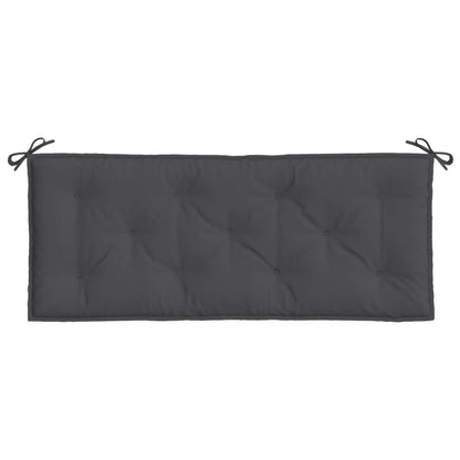 vidaXL Coussins de banc de jardin lot de 2 anthracite mélangé tissu