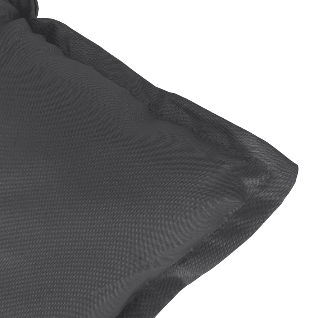 vidaXL Coussins de banc de jardin lot de 2 anthracite mélangé tissu
