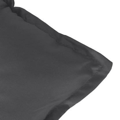 vidaXL Coussins de banc de jardin lot de 2 anthracite mélangé tissu