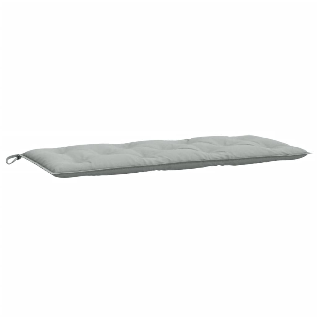 vidaXL Coussins de banc de jardin lot de 2 gris clair mélangé tissu