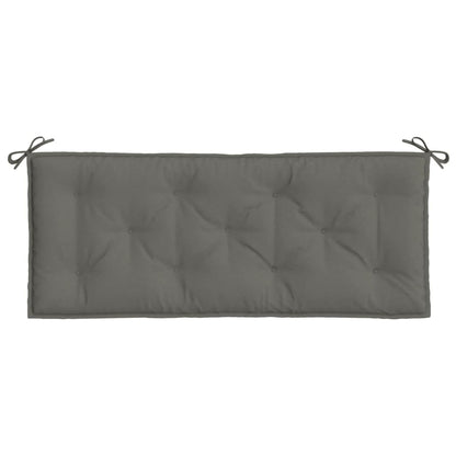 vidaXL Coussins de banc de jardin lot de 2 gris foncé mélangé tissu