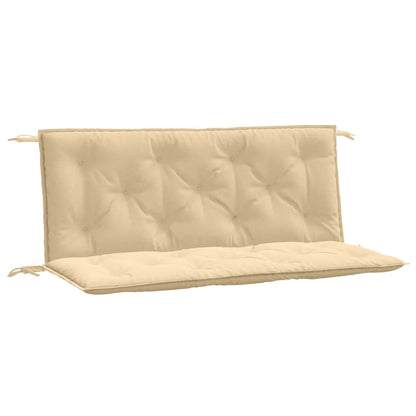 vidaXL Coussins de banc de jardin lot de 2 beige mélangé tissu