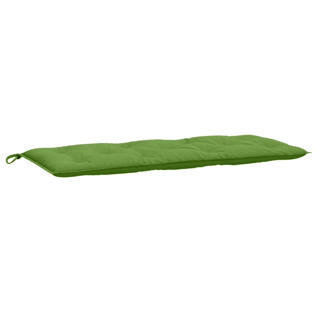 vidaXL Coussins de banc de jardin lot de 2 vert mélangé tissu