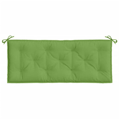 vidaXL Coussins de banc de jardin lot de 2 vert mélangé tissu