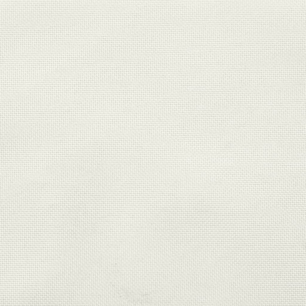 vidaXL Coussins de banc de jardin lot de 2 crème mélangé tissu