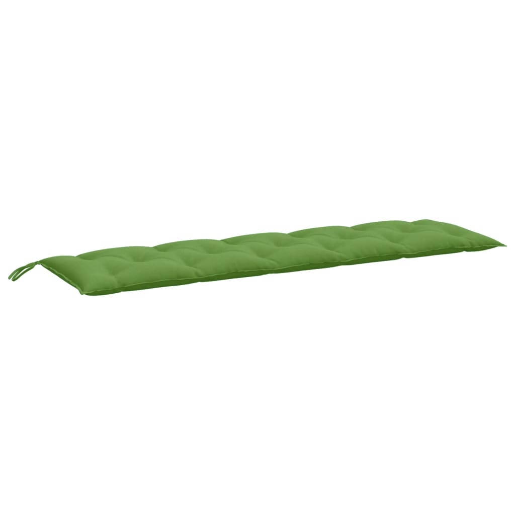 vidaXL Coussins de banc de jardin lot de 2 vert mélangé tissu