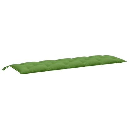 vidaXL Coussins de banc de jardin lot de 2 vert mélangé tissu