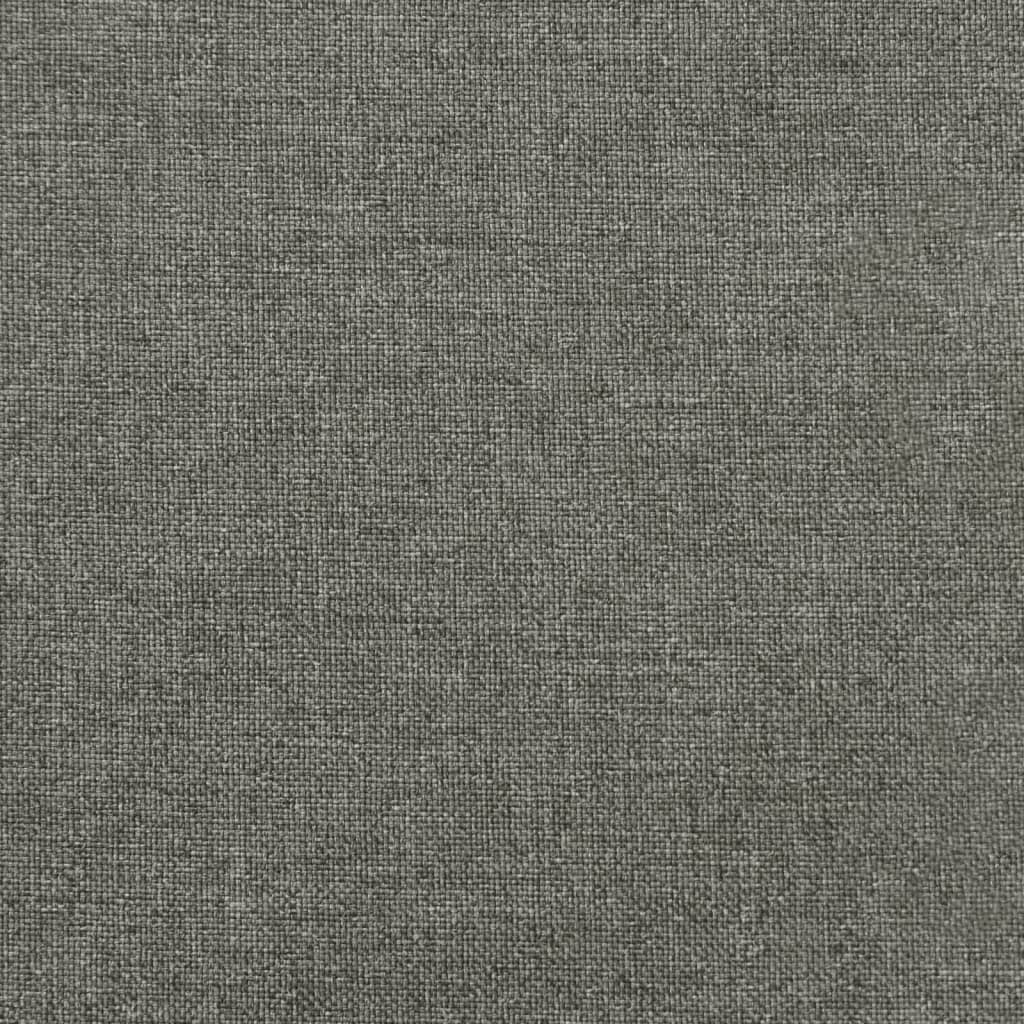 vidaXL Coussins de banc de jardin lot de 2 gris foncé mélangé tissu