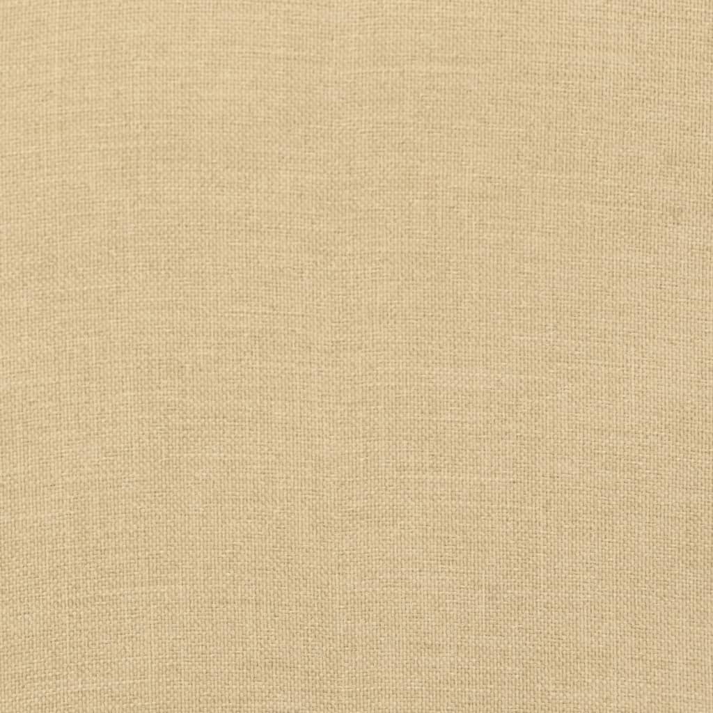 vidaXL Coussins de banc de jardin lot de 2 beige mélangé tissu