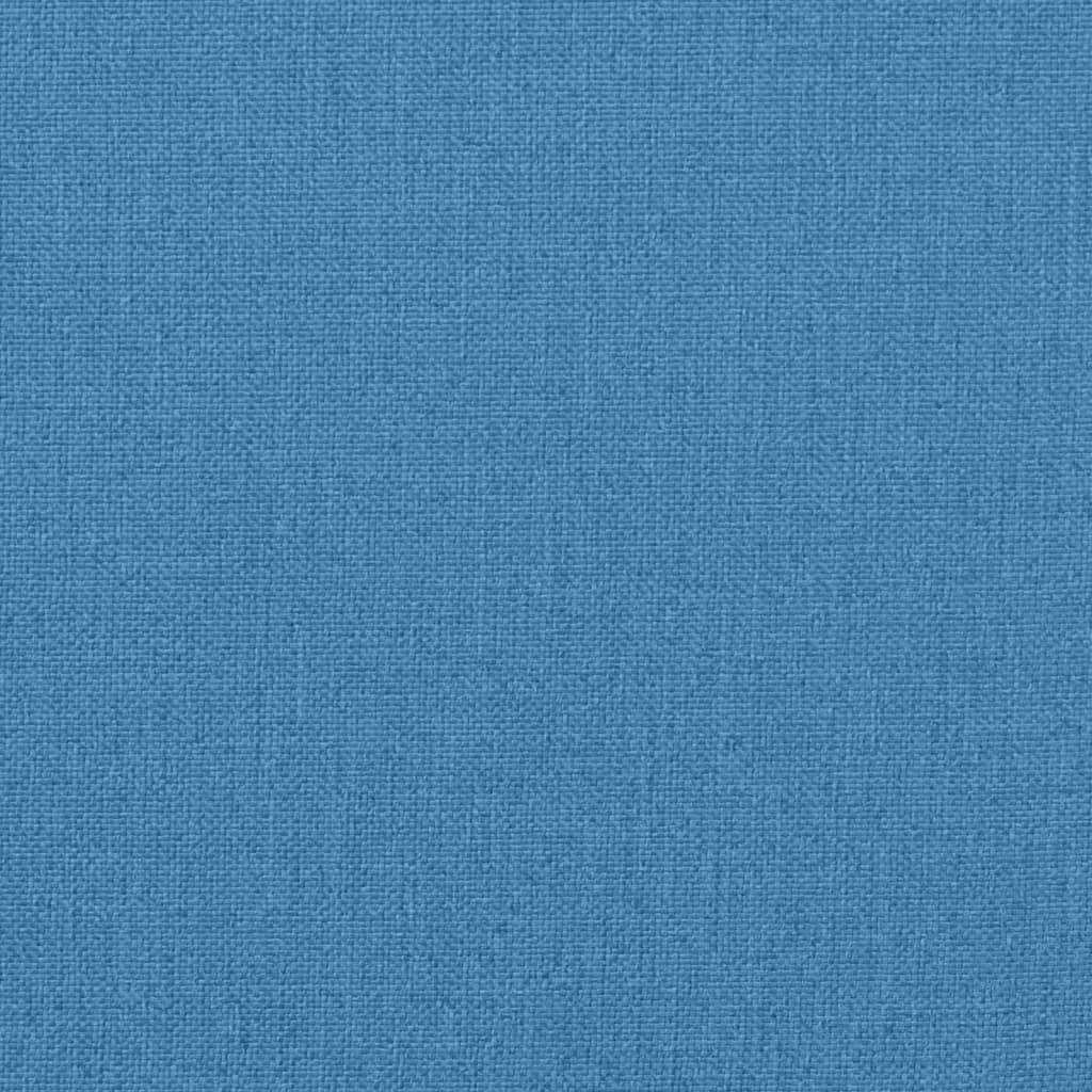 vidaXL Coussins de banc de jardin lot de 2 bleu mélangé tissu