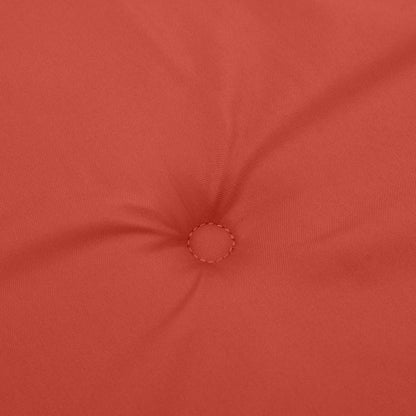 vidaXL Coussins de banc de jardin lot de 2 rouge mélangé tissu