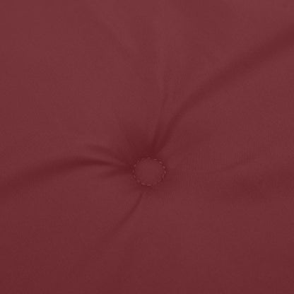 vidaXL Coussins de banc de jardin lot de 2 rouge bordeaux mélangé