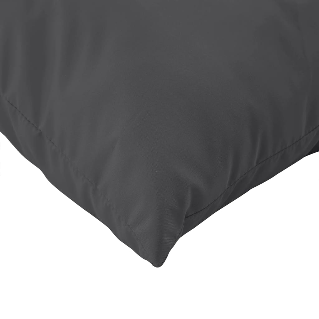 vidaXL Coussins de palette lot de 3 anthracite mélangé tissu