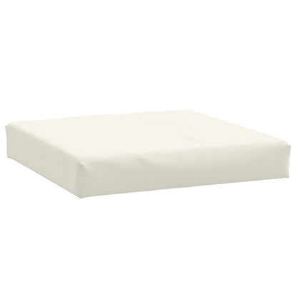 vidaXL Coussins de palette lot de 3 crème mélangé tissu