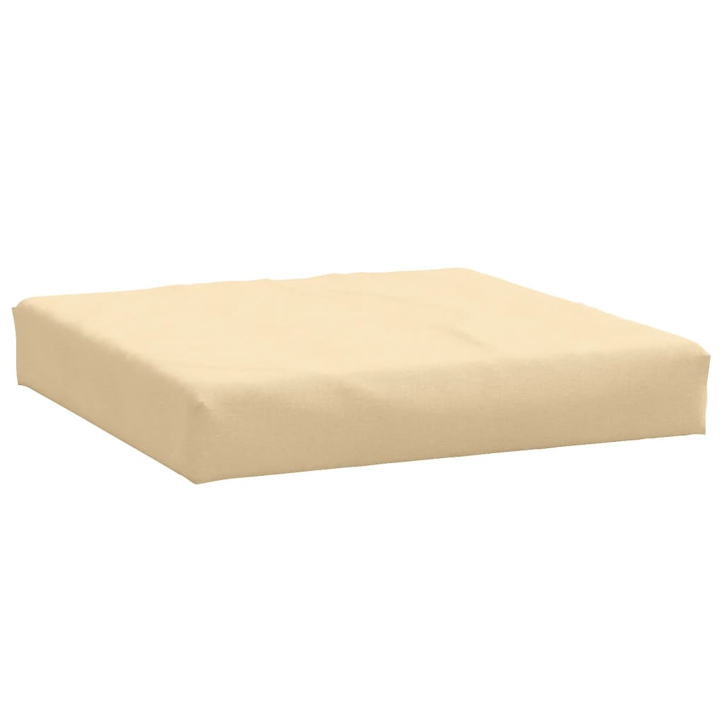 vidaXL Coussins de palette lot de 3 beige mélangé tissu