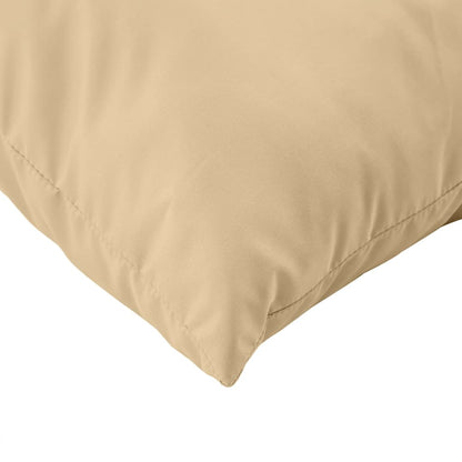 vidaXL Coussins de palette lot de 3 beige mélangé tissu