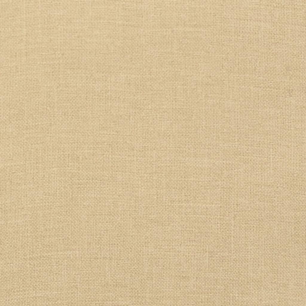 vidaXL Coussins de palette lot de 3 beige mélangé tissu