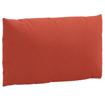 vidaXL Coussins de palette lot de 3 rouge mélangé tissu
