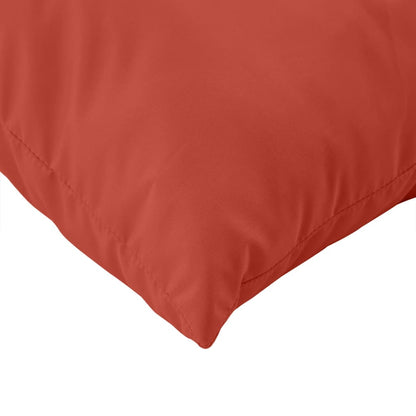vidaXL Coussins de palette lot de 3 rouge mélangé tissu