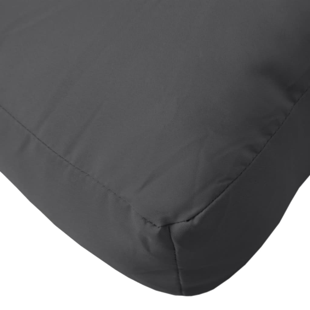 vidaXL Coussin de palette anthracite mélangé 60x60x10 cm tissu