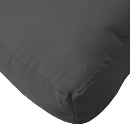 vidaXL Coussin de palette anthracite mélangé 60x60x10 cm tissu