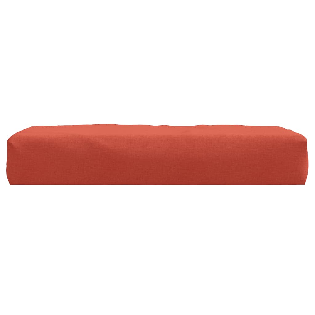 vidaXL Coussin de palette rouge mélangé 60x60x10 cm tissu