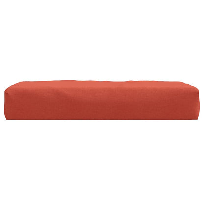 vidaXL Coussin de palette rouge mélangé 60x60x10 cm tissu