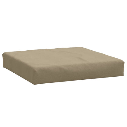 vidaXL Coussin de palette taupe mélangé 60x60x10 cm tissu