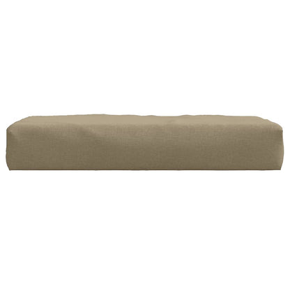 vidaXL Coussin de palette taupe mélangé 60x60x10 cm tissu