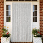vidaXL Rideau anti-mouches gris 100x200 cm chenille