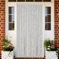 vidaXL Rideau anti-mouches gris 100x220 cm chenille