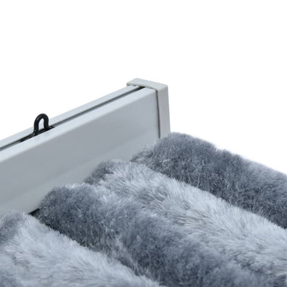 vidaXL Rideau anti-mouches argenté 100x230 cm chenille