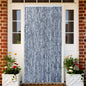 vidaXL Rideau anti-mouches argenté 100x230 cm chenille