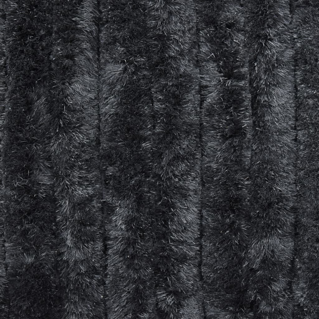 vidaXL Rideau anti-mouches anthracite 100x200 cm chenille