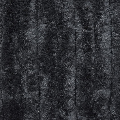 vidaXL Rideau anti-mouches anthracite 100x200 cm chenille