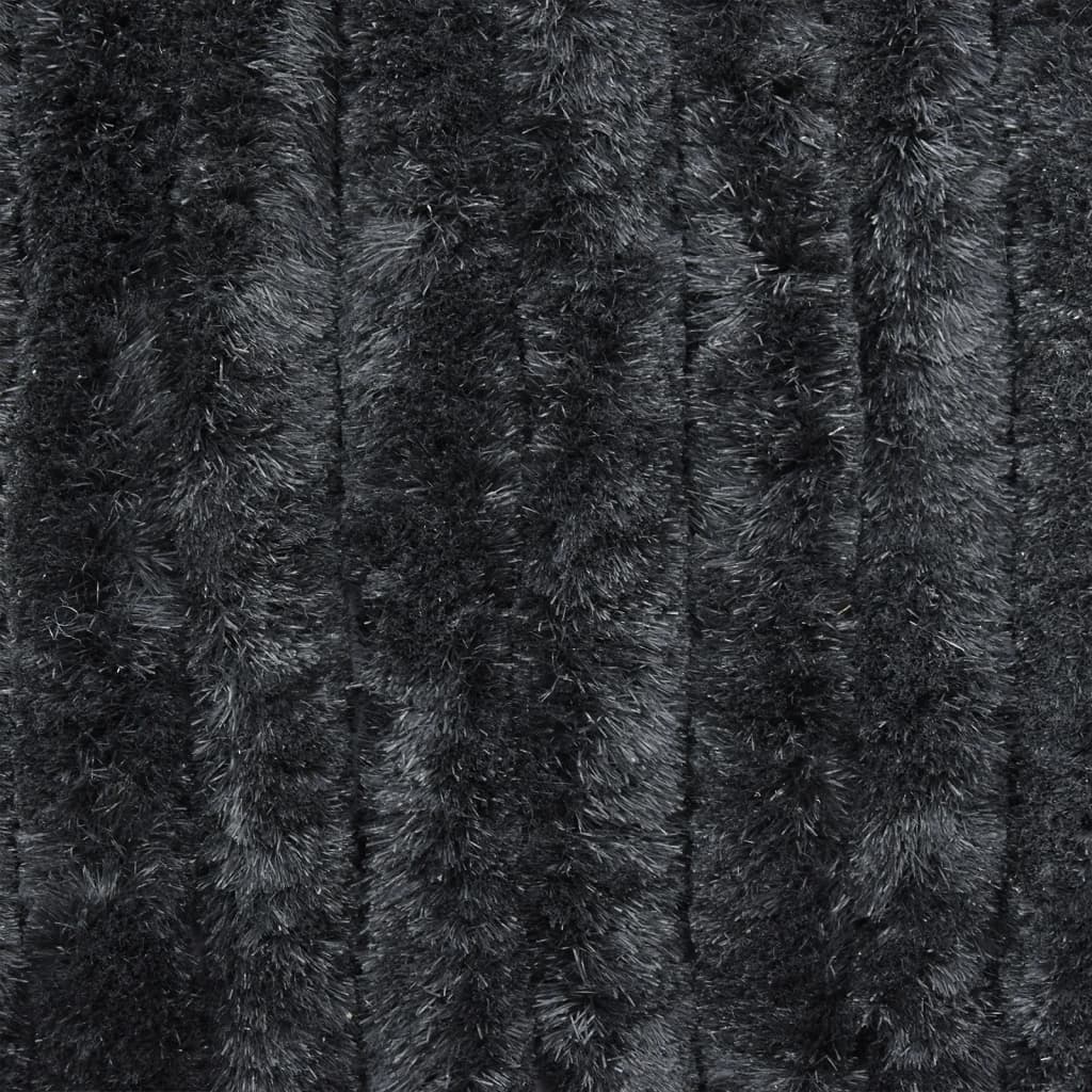vidaXL Rideau anti-mouches anthracite 100x230 cm chenille