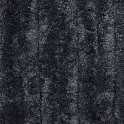 vidaXL Rideau anti-mouches anthracite 100x230 cm chenille