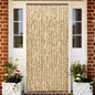 vidaXL Rideau anti-mouches beige et marron 100x230 cm chenille