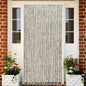 vidaXL Rideau anti-mouches gris clair et gris foncé 100x230cm chenille