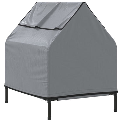 vidaXL Niche pour chien anthracite tissu Oxford et acier