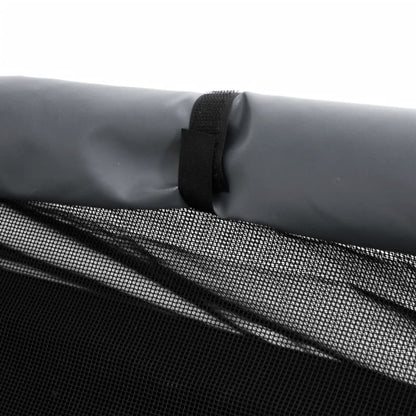 vidaXL Niche pour chien anthracite tissu Oxford et acier