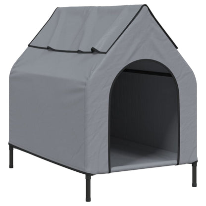 vidaXL Niche pour chien anthracite tissu Oxford et acier