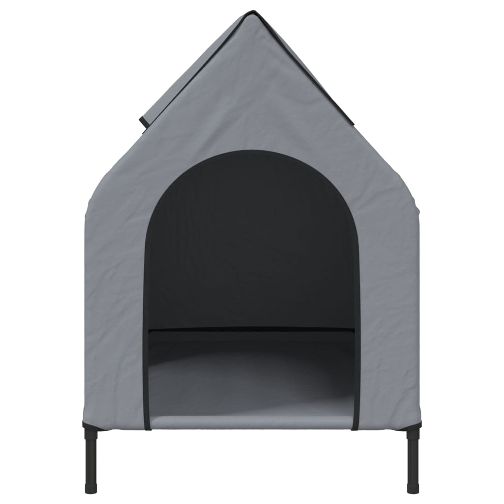 vidaXL Niche pour chien anthracite tissu Oxford et acier